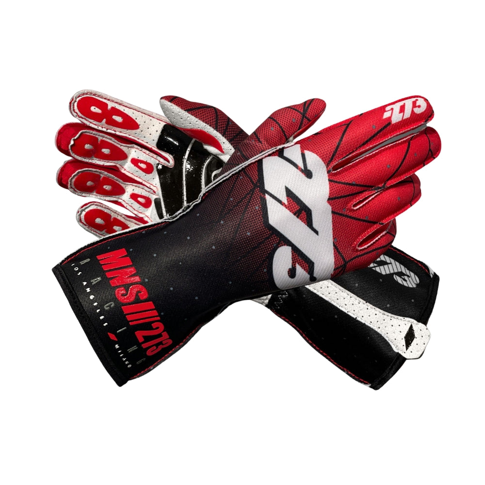 Minus 273 POLY 3 Black_Red_White Racing GLoves Endless Racewear