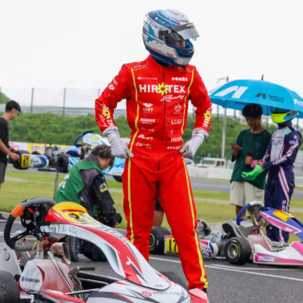 Monocolle Marina Hirotex Red Unik Racing Kart Suit DASH RACEGEAR