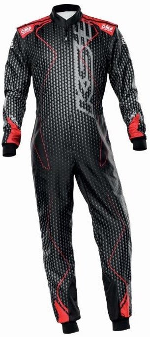 OMP_ks-3r_art_kart_racing_suit_sale-discount-best-deal-low-price-deal-Black/Red_Front_Image