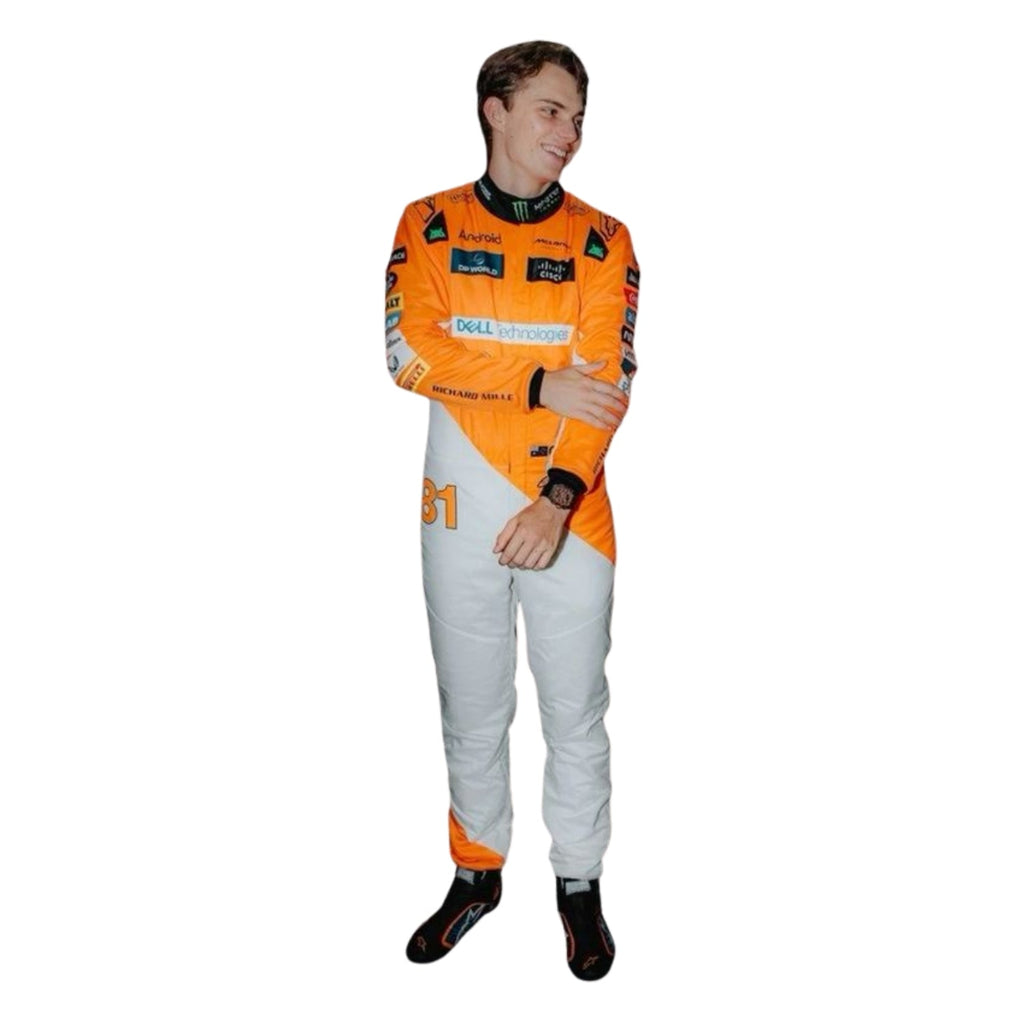 F1 Racing Costume Worn by Lando Norris & Oscar Piastri – 2024 Singapore GP Endless Racewear