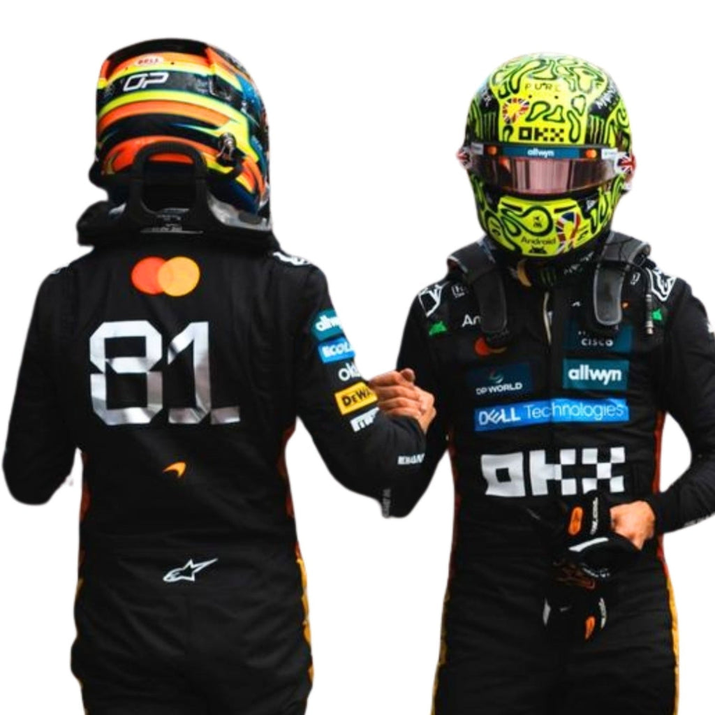 2025 F1 Racing Costume Worn by Lando Norris & Oscar Piastri - Silverstone British GP Endless Racewear