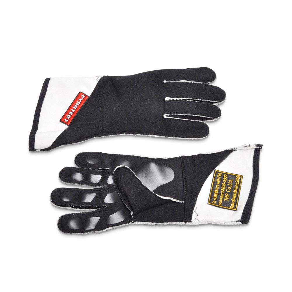 Pro One Reverse Stitch 2 Layer, Black Driving Gloves Endless Racewear
