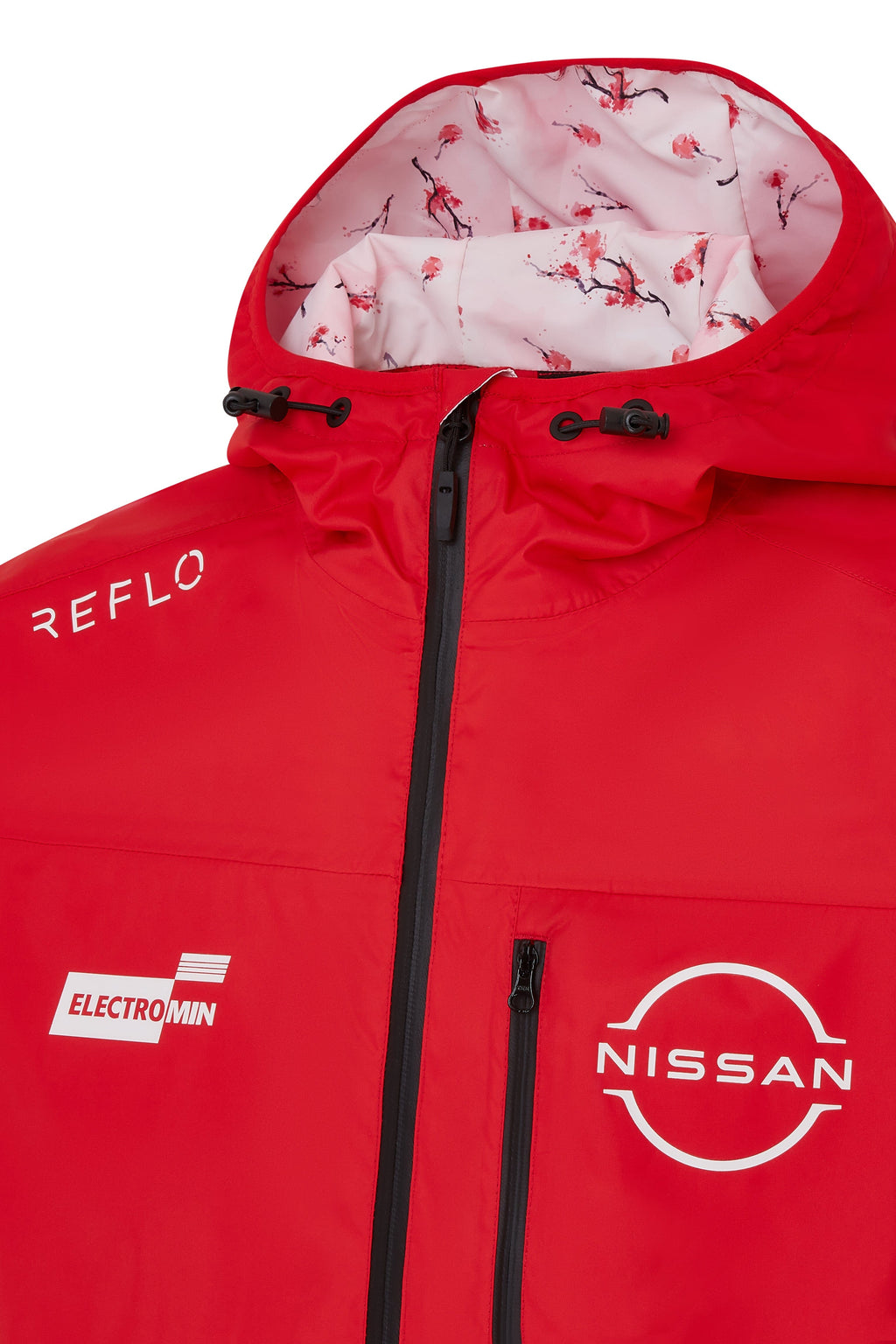 Nissan Formula E S12 x Reflo Rain Jacket - Red