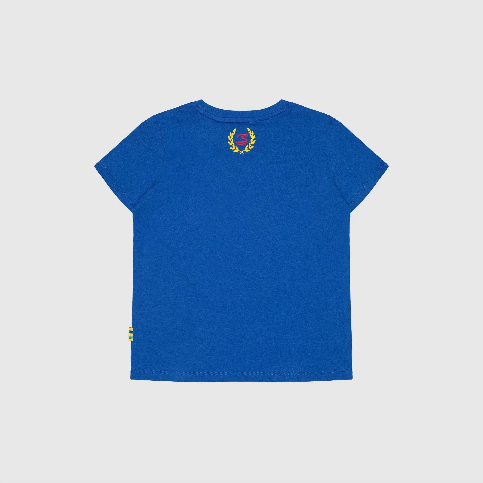 Ayrton Senna F1 Senninha T-Shirt - White/Red/Blue Endless Racegear