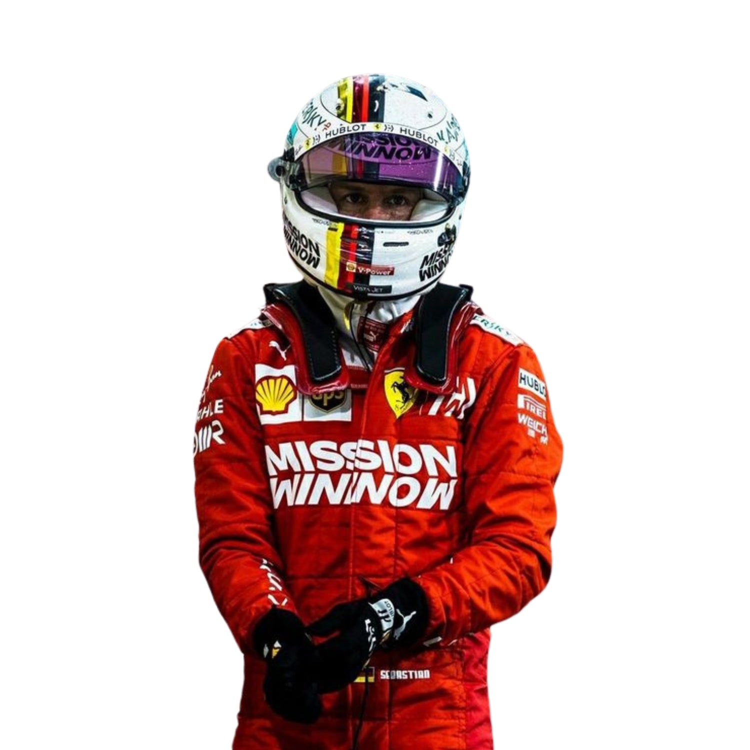 Sebastian Vettel 2019 Brazilian GP F1 Racing Suit Endless Racewear