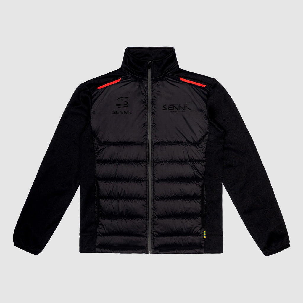 Ayrton Senna F1 Race Jacket - Black