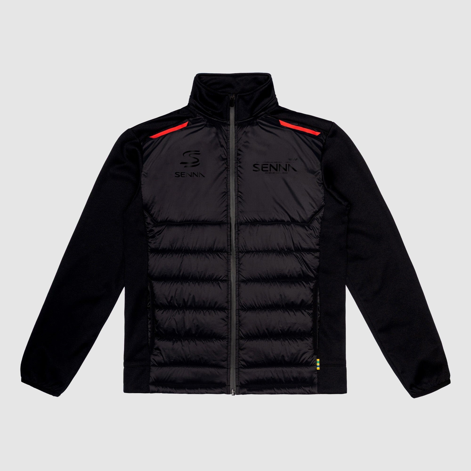 Ayrton Senna F1 Race Jacket - Black