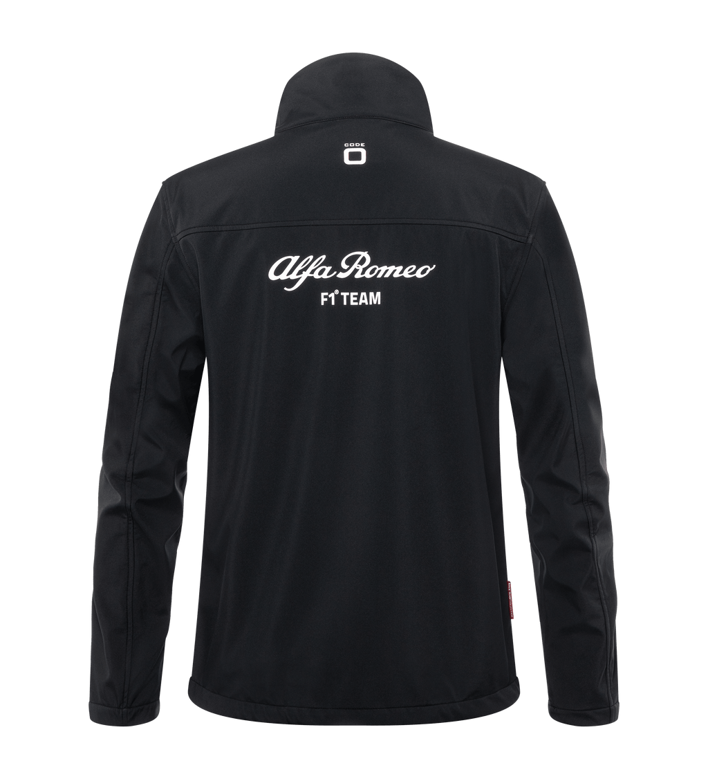 Alfa Romeo Racing F1 Men's Team Softshell Jacket - Black