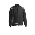 Sparco Stint racing jacket in black, stand collar with full zip front