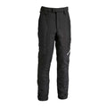 Racing pants, solid black with zip fly and stitched knee panels