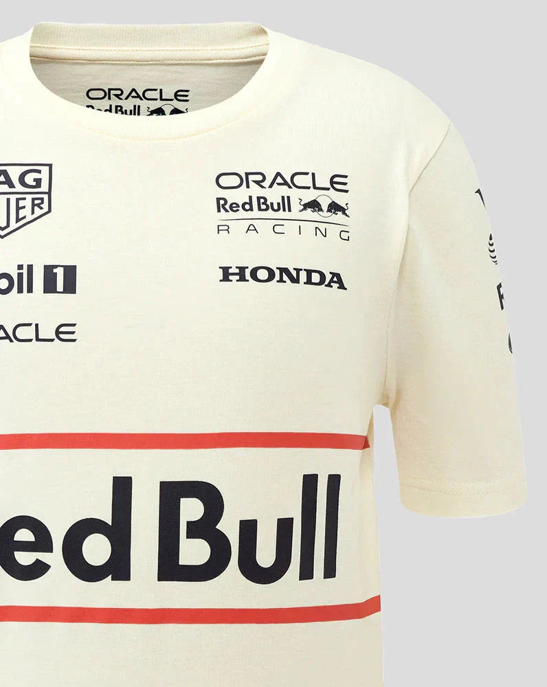 Red Bull Racing F1 Kids Heritage Team T-Shirt -  Youth Egret Endless Racegear