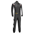 Sabelt Universe TS-8 racing suit, dark gray with black paneling and multicolor details