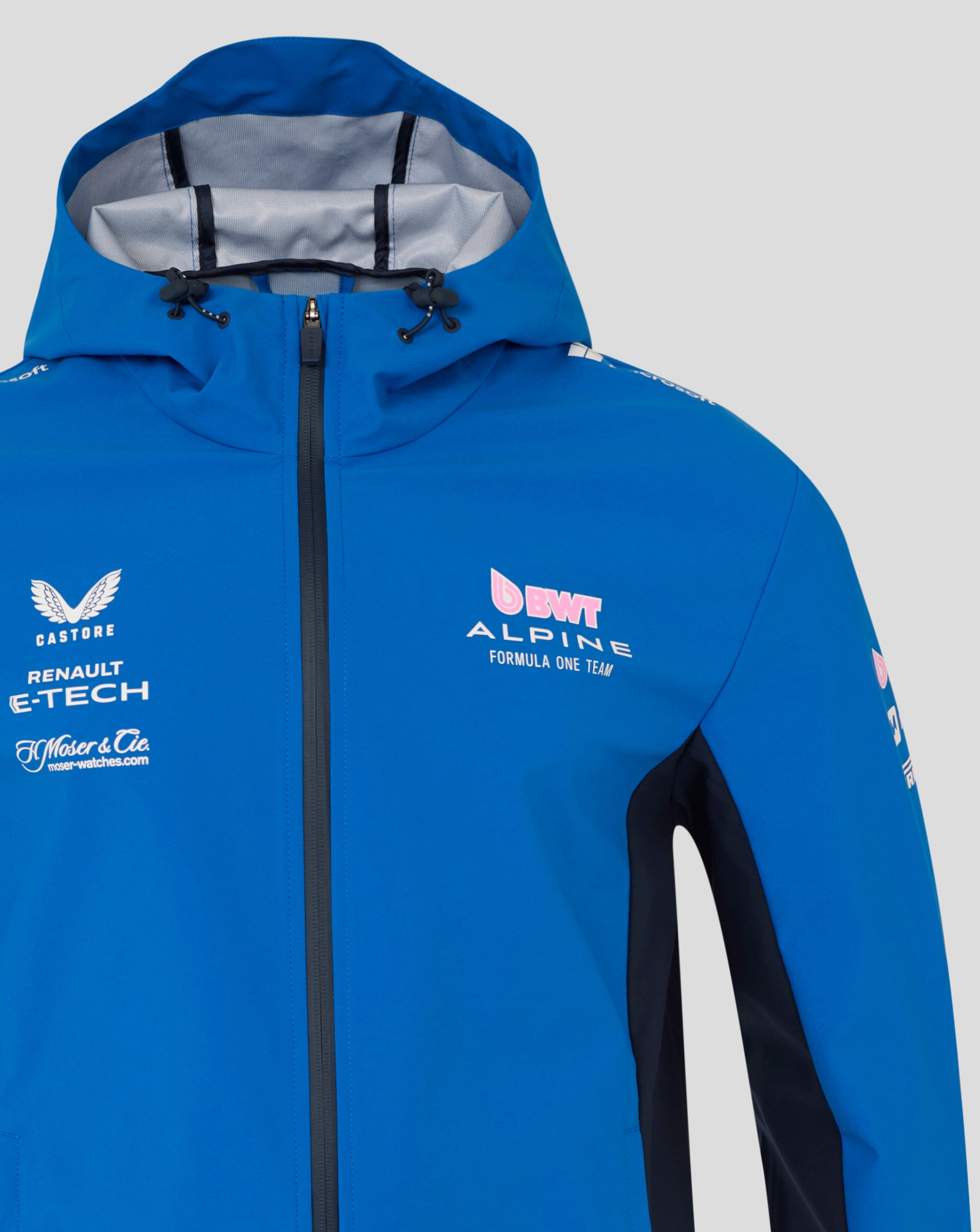 Alpine Racing F1 2025 Team Water Resistant Jacket - Lapis Blue