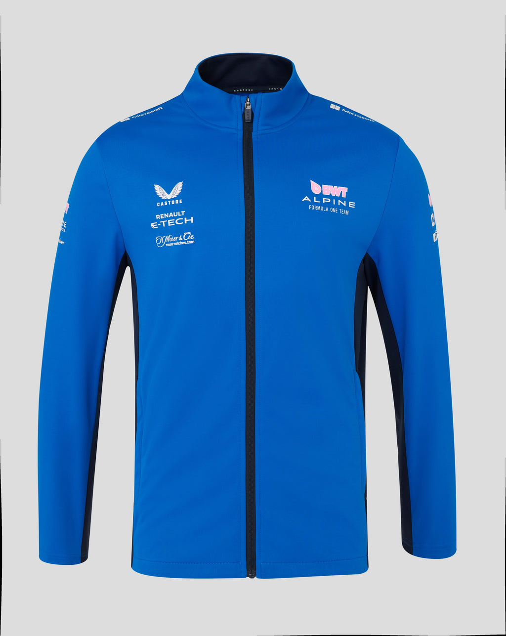Alpine Racing F1 2025 Team Soft Shell Jacket - Lapis Blue