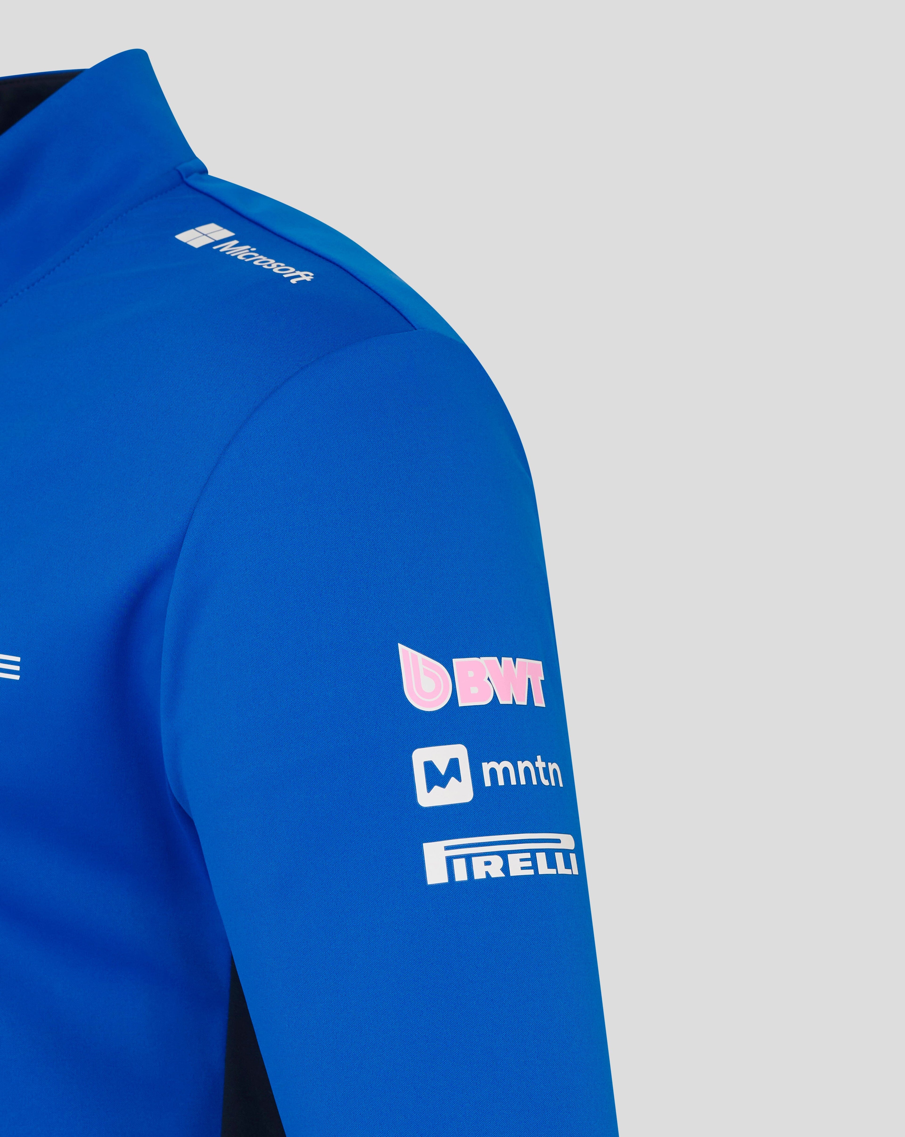 Alpine Racing F1 2025 Team Soft Shell Jacket - Lapis Blue