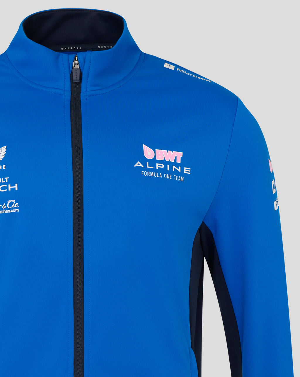Alpine Racing F1 2025 Team Soft Shell Jacket - Lapis Blue