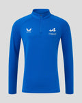 Alpine Racing F1 2025 Team 1/4 Zip Midlayer - Lapis Blue