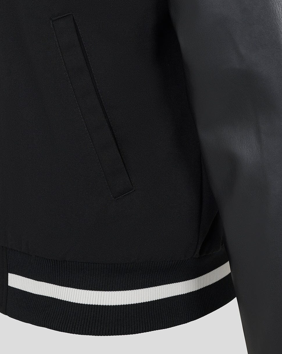 Alpine Racing F1 Dual Brand Bomber Jacket - Black