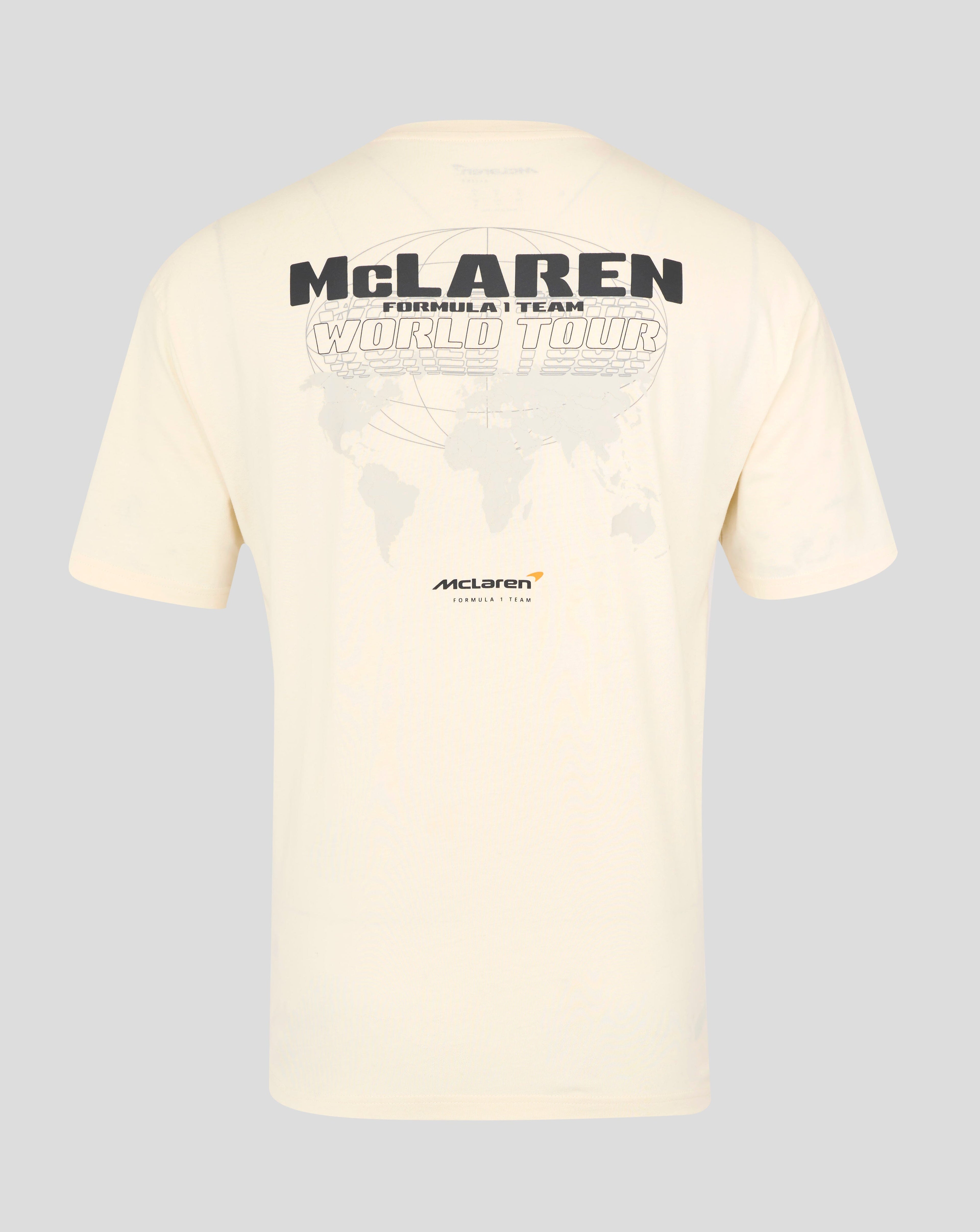 McLaren F1 Kids Core World Tour Graphic T-Shirt - Youth White/Phantom Endless Racegear