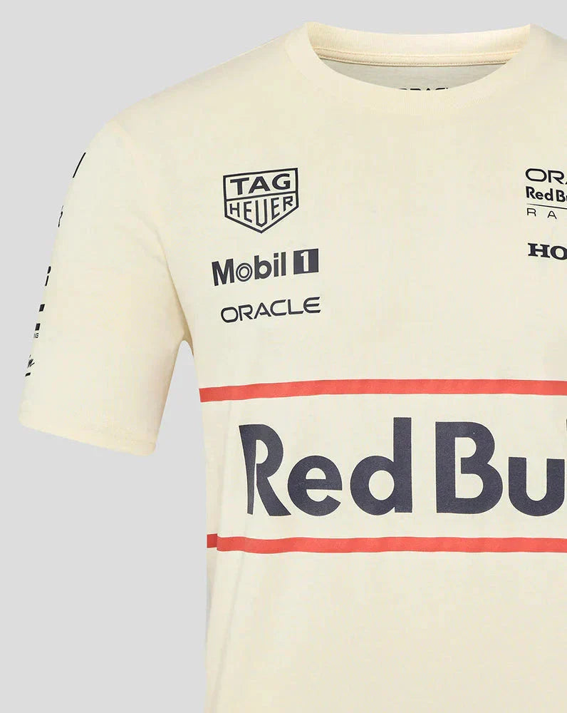 Red Bull Racing F1 Heritage Team T-Shirt - Egret Endless Racegear