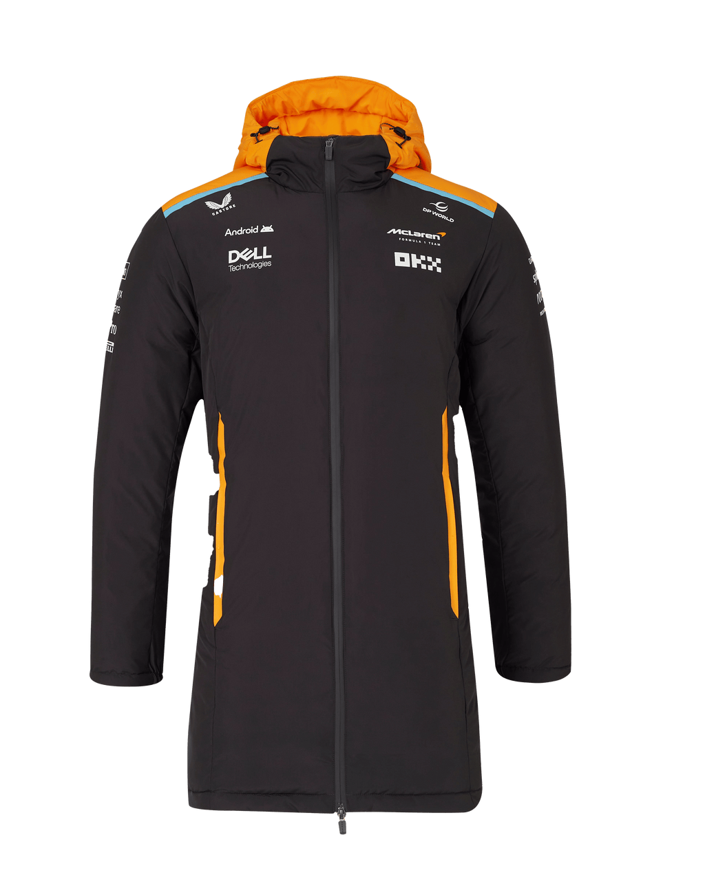 McLaren F1 Team Longline Padded Jacket - Phantom