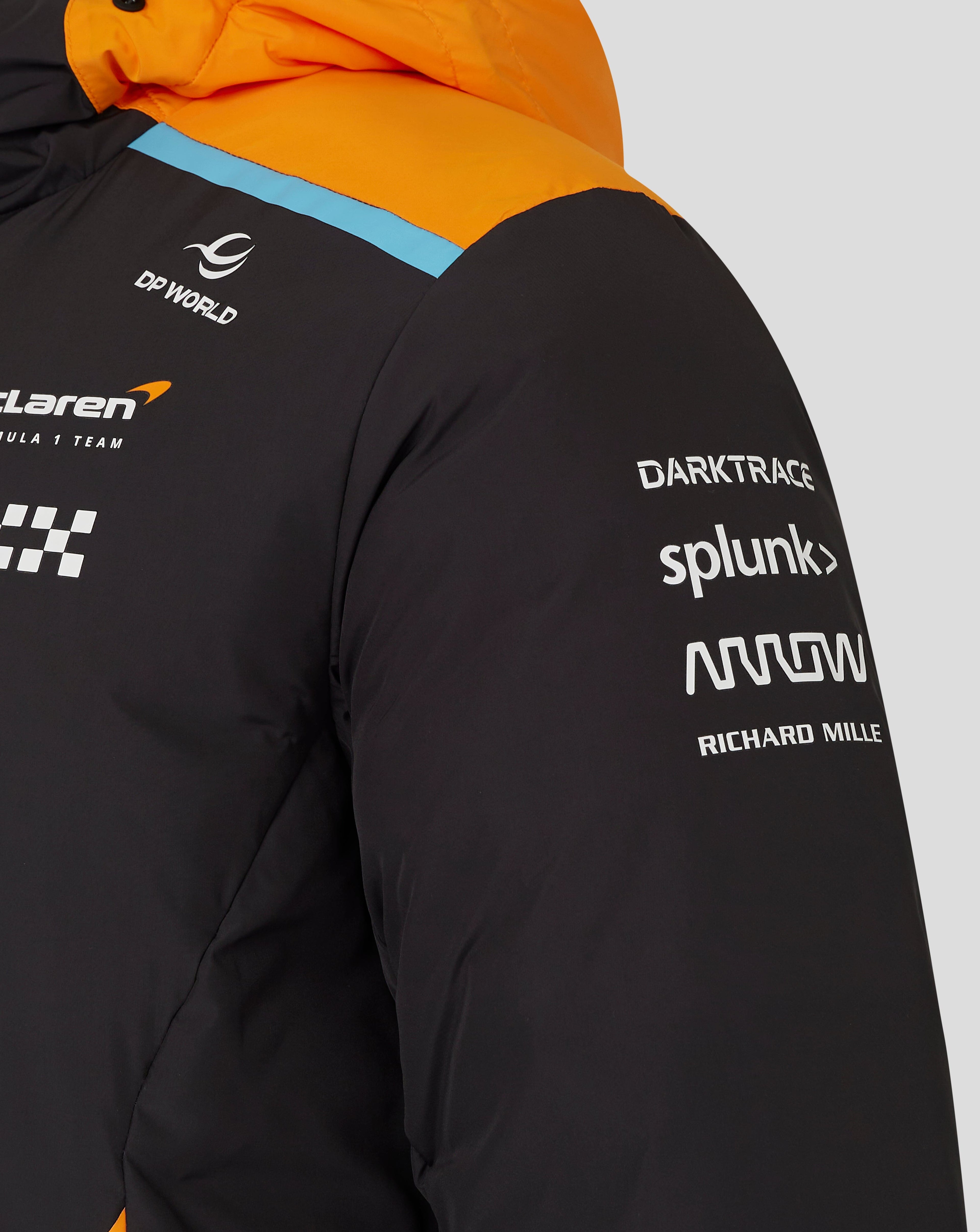 McLaren F1 Team Longline Padded Jacket - Phantom