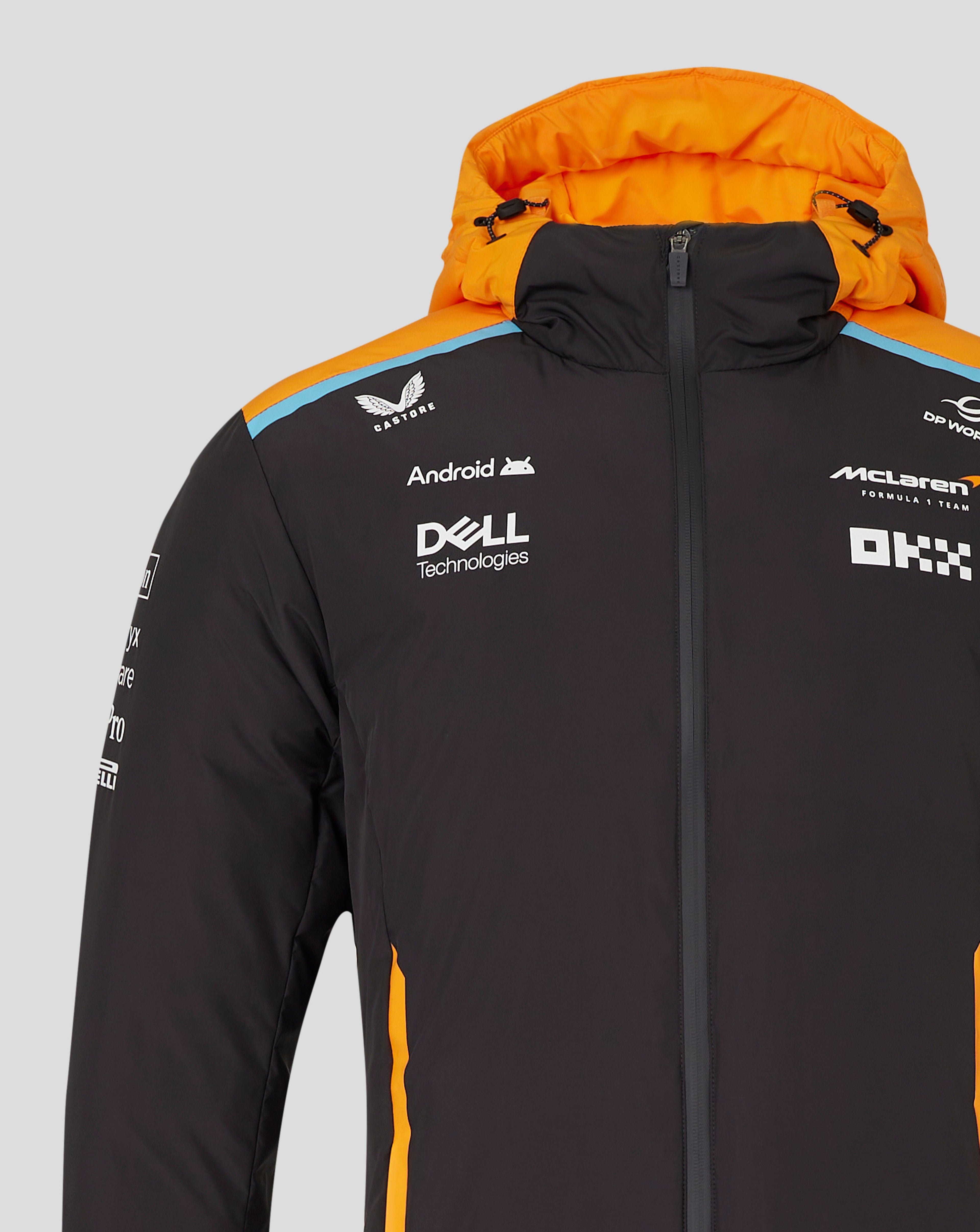 McLaren F1 Team Longline Padded Jacket - Phantom