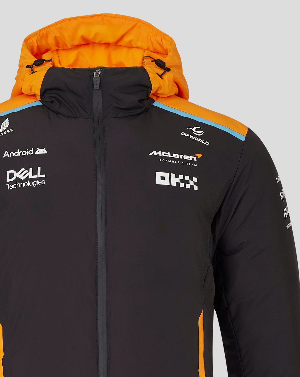 McLaren F1 Team Longline Padded Jacket - Phantom