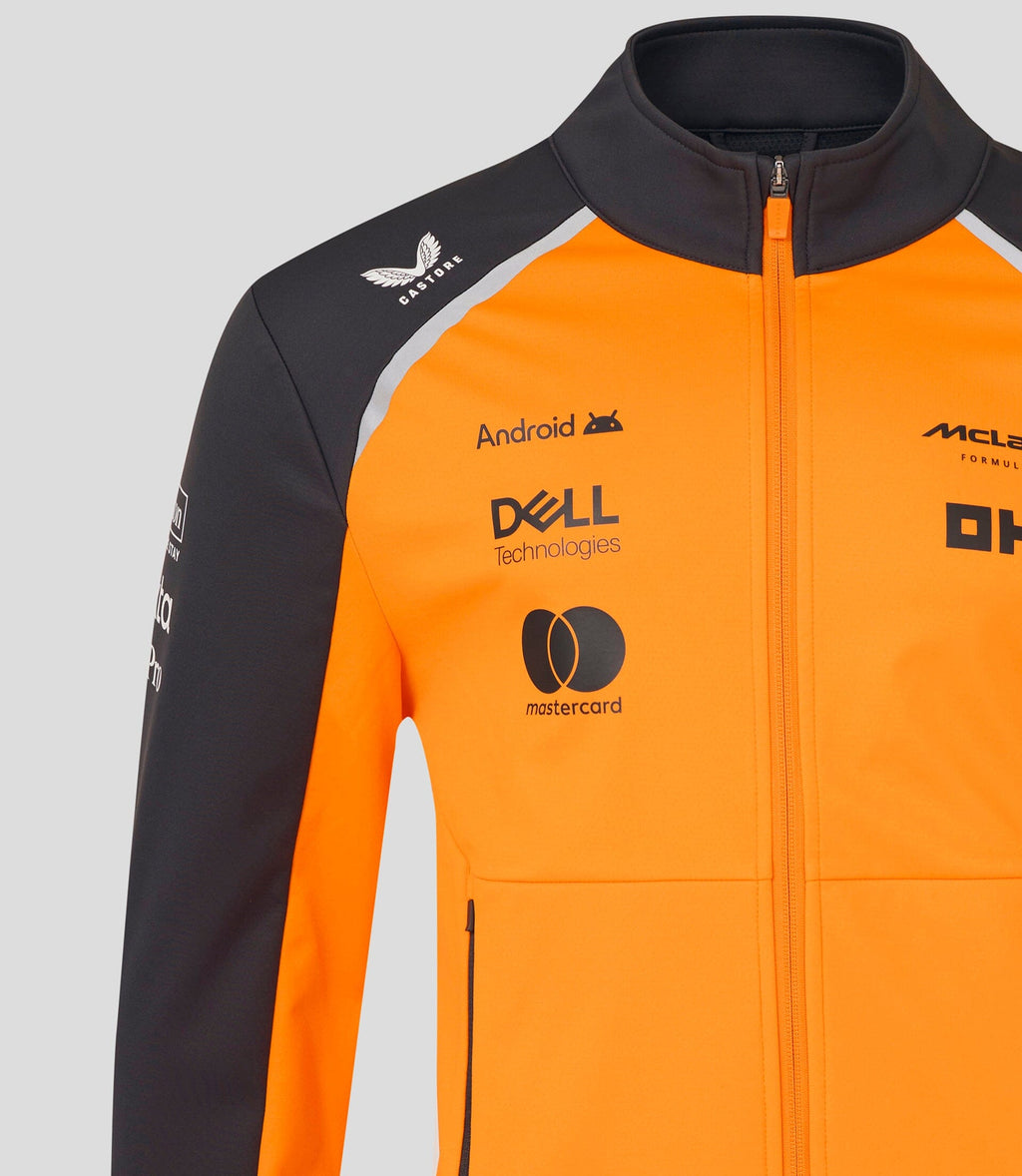 McLaren F1 2025 Team Softshell Jacket - Papaya