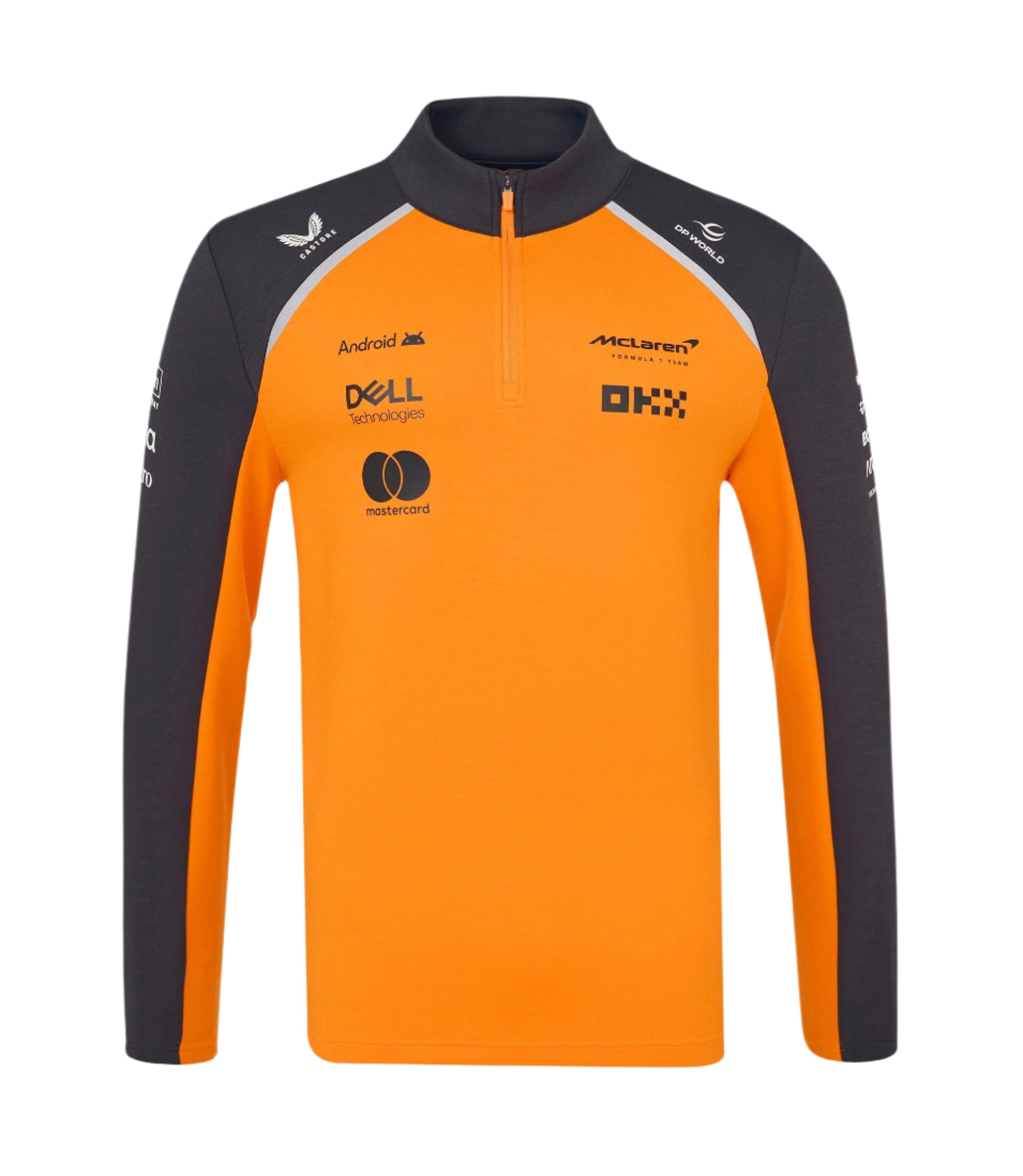 McLaren F1 2025 Team 1/4 Zip Mid Layer - Papaya