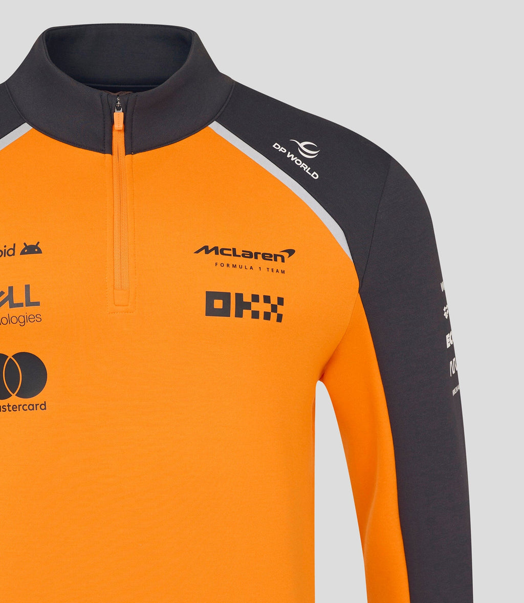 McLaren F1 2025 Team 1/4 Zip Mid Layer - Papaya