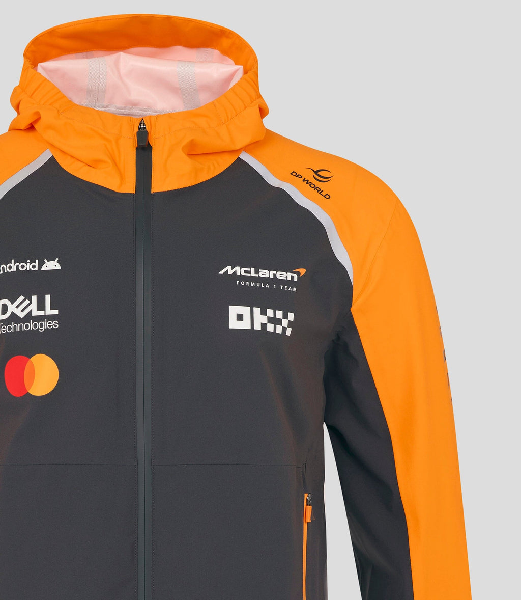 McLaren F1 2025 Team Lightweight Rain Jacket - Phantom