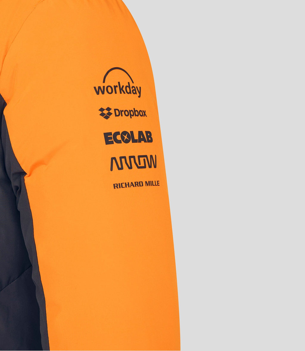 McLaren F1 2025 Team Longline Padded Jacket - Phantom