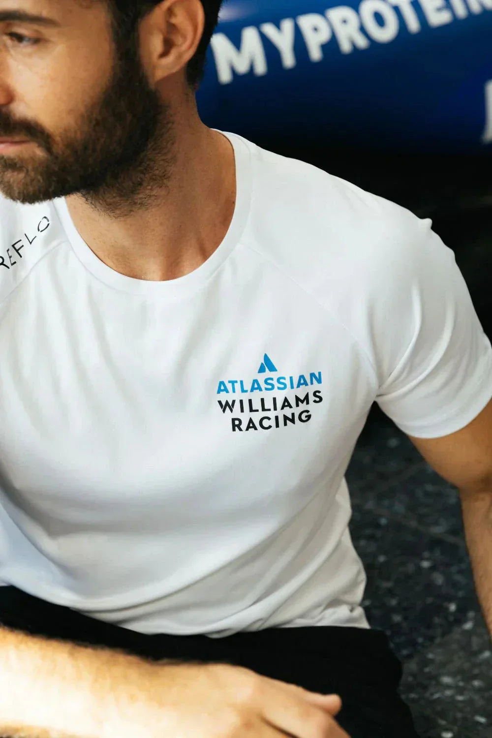 Atlassian Williams Racing F1 Reflo Travel Shirt - White Endless Racegear