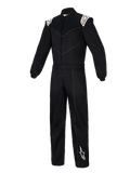 Alpinestars Indoor Kart Racing Suit V2 black color front view