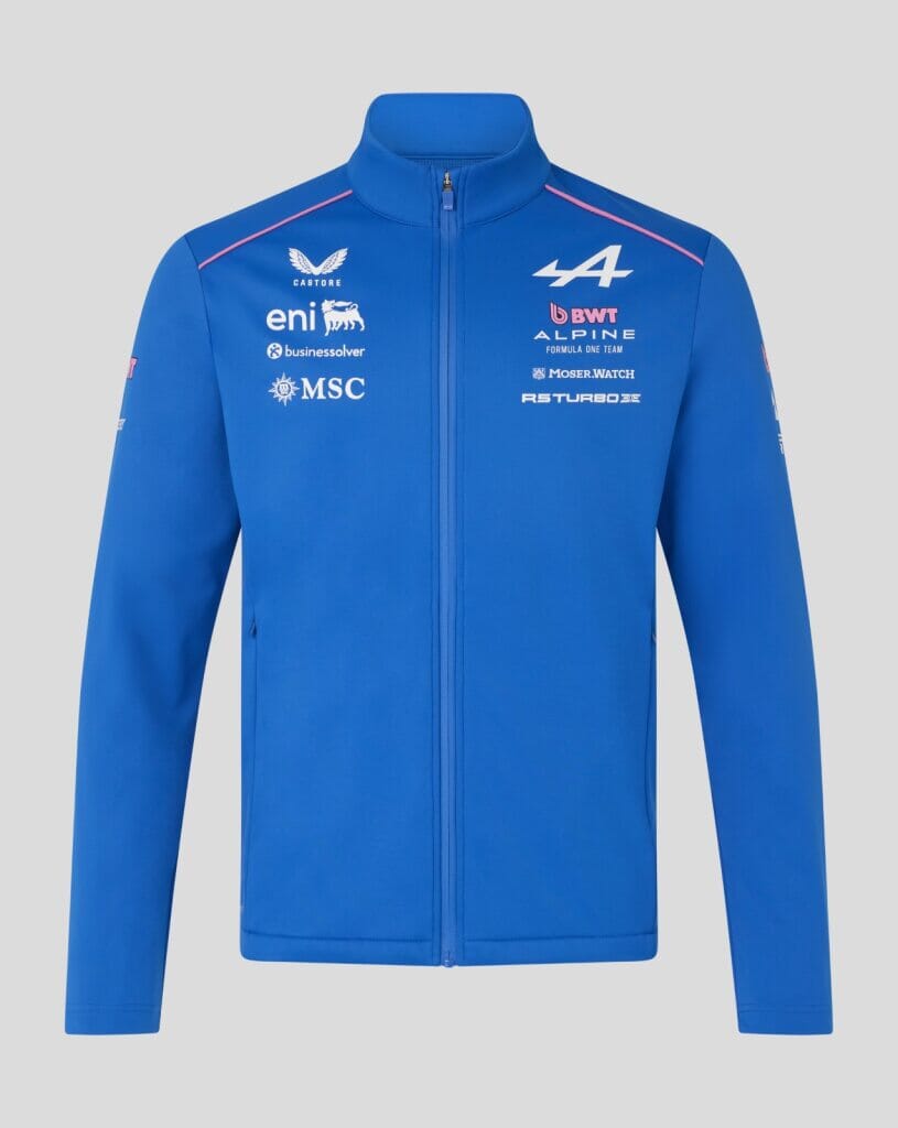 Alpine Racing F1 2026 Team Softshell Jacket - Lapis Blue