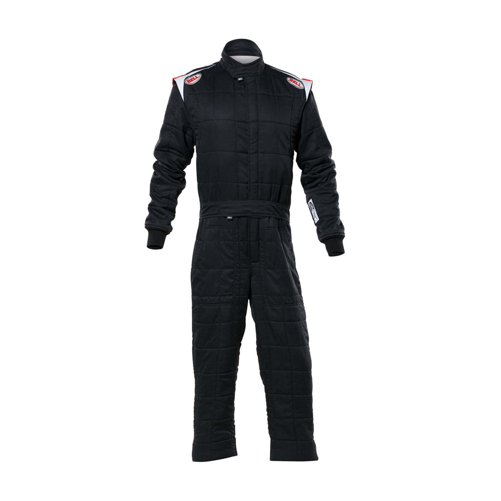 Bell Sport-YTX youth racing suit in black with full-zip collar and long sleeves