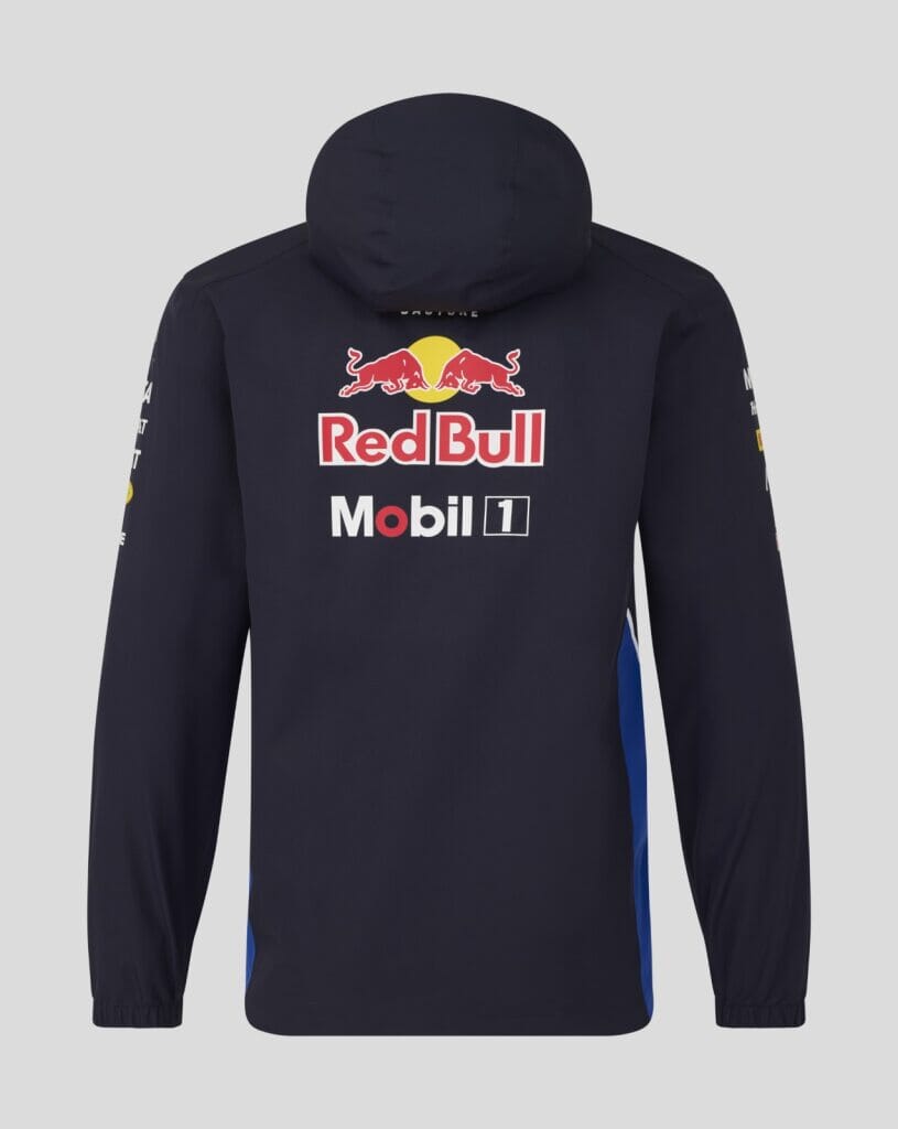 Red Bull Racing F1 2026 Team Rain Jacket - Blue/Navy