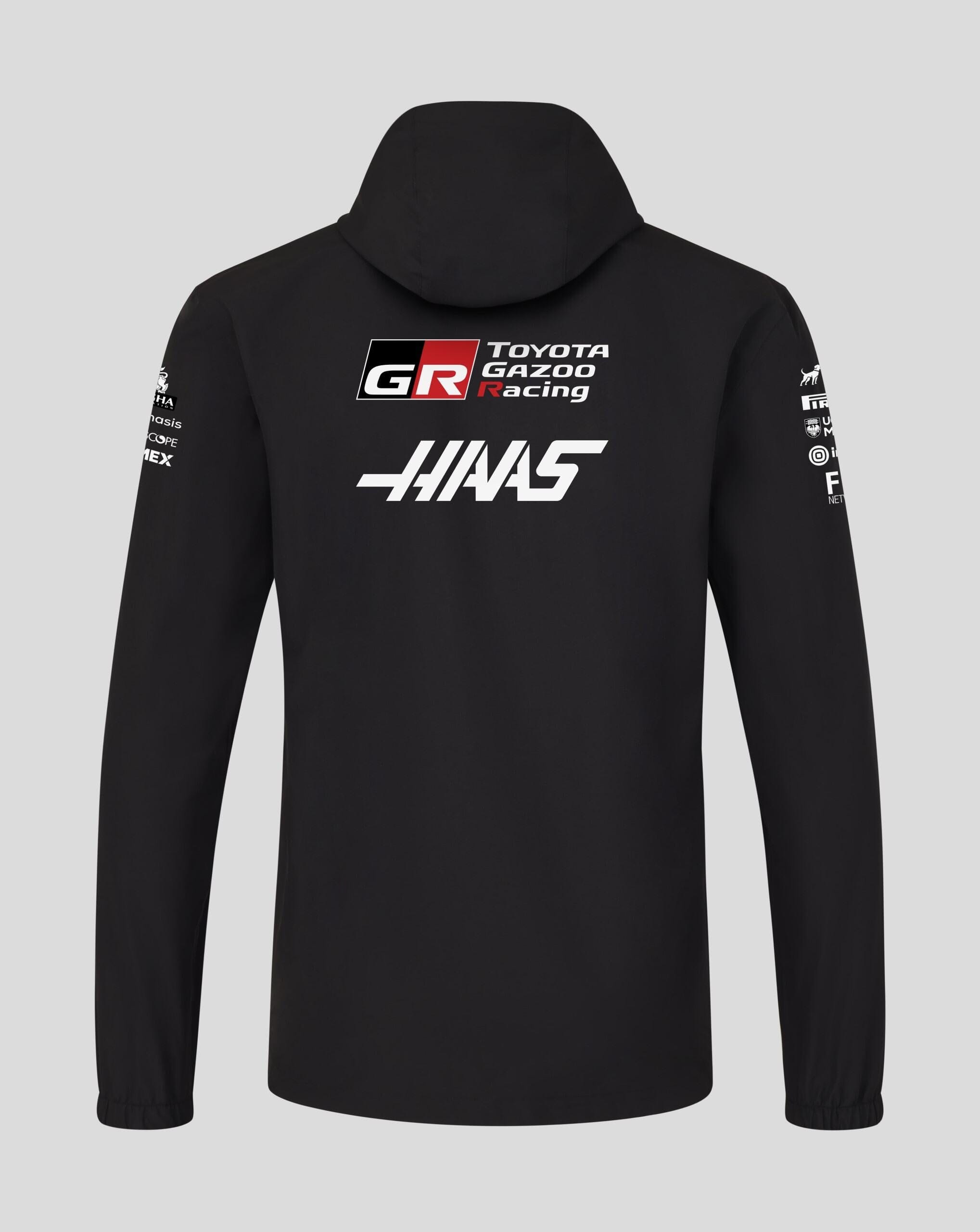 Haas Racing F1 2026 Team Rain Jacket - Black