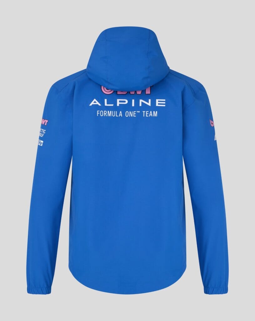 Alpine Racing F1 2026 Team Rain Jacket - Lapis Blue
