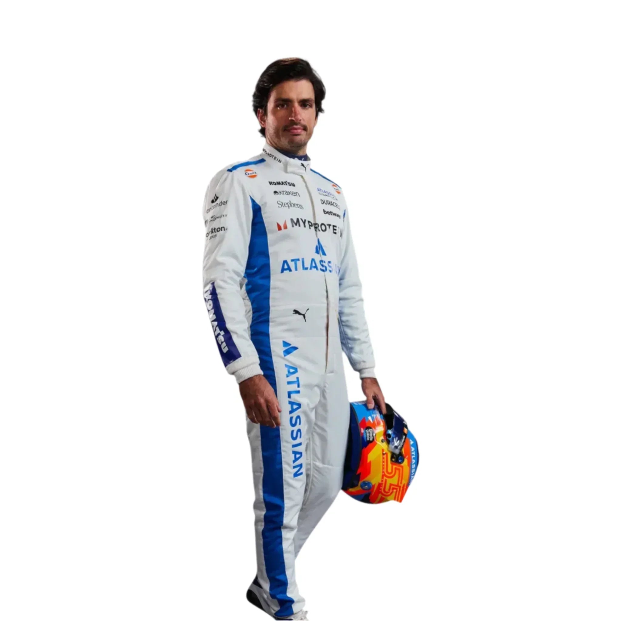 2025 Williams Carlos Sainz replica F1 race suit - Premium Endless Racewear
