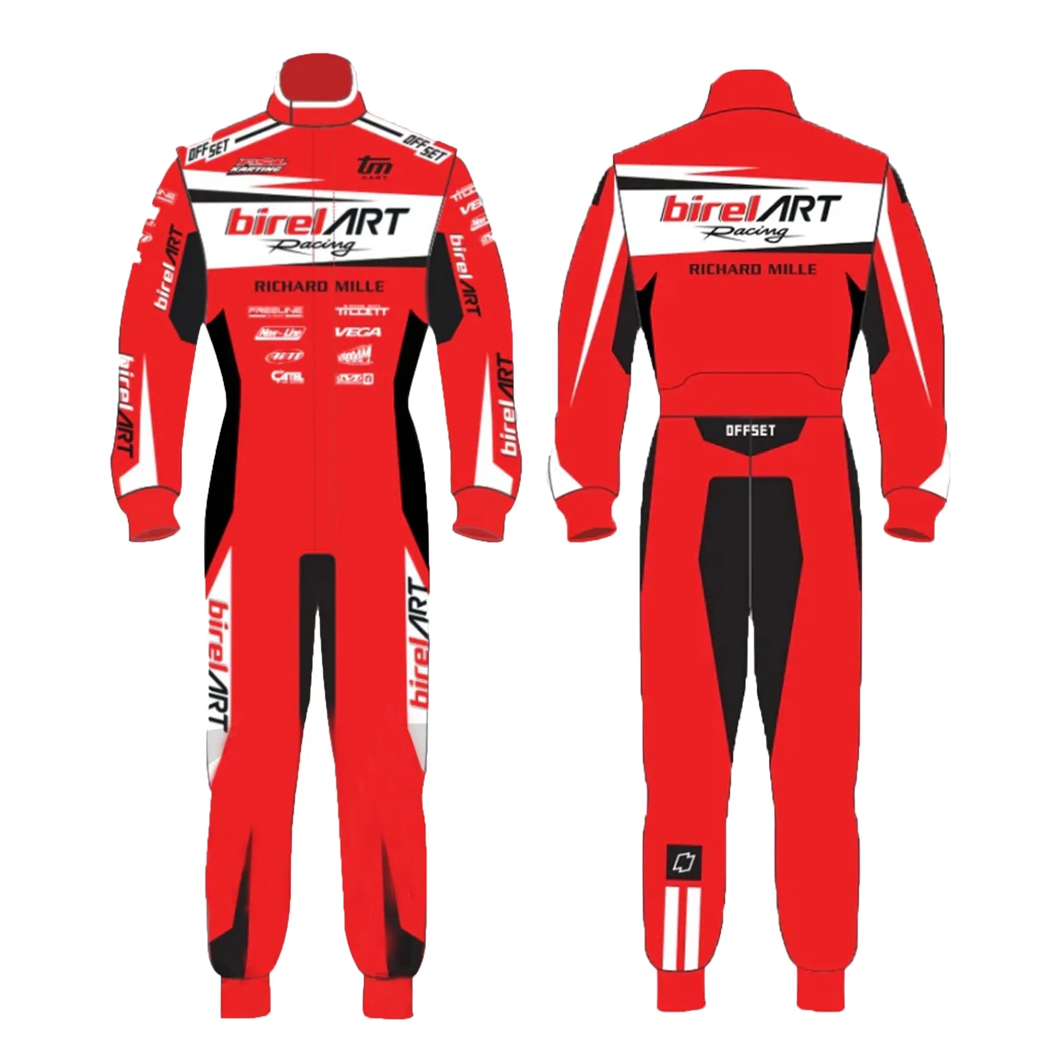 Birel ART Go-Kart Race Suit Professional Kart Racing Suit Progression Race Wears
