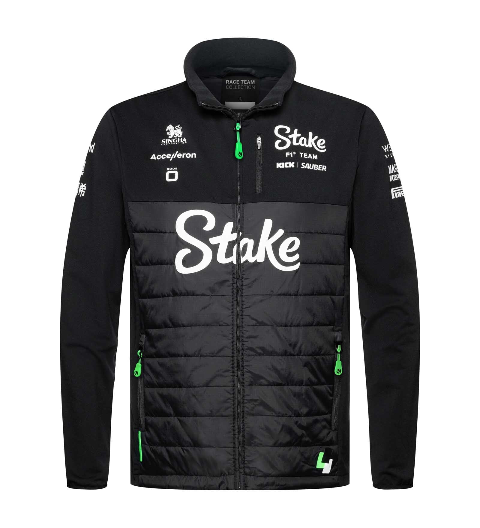 Stake F1 Kick Sauber Team Seasonal Jacket - Black