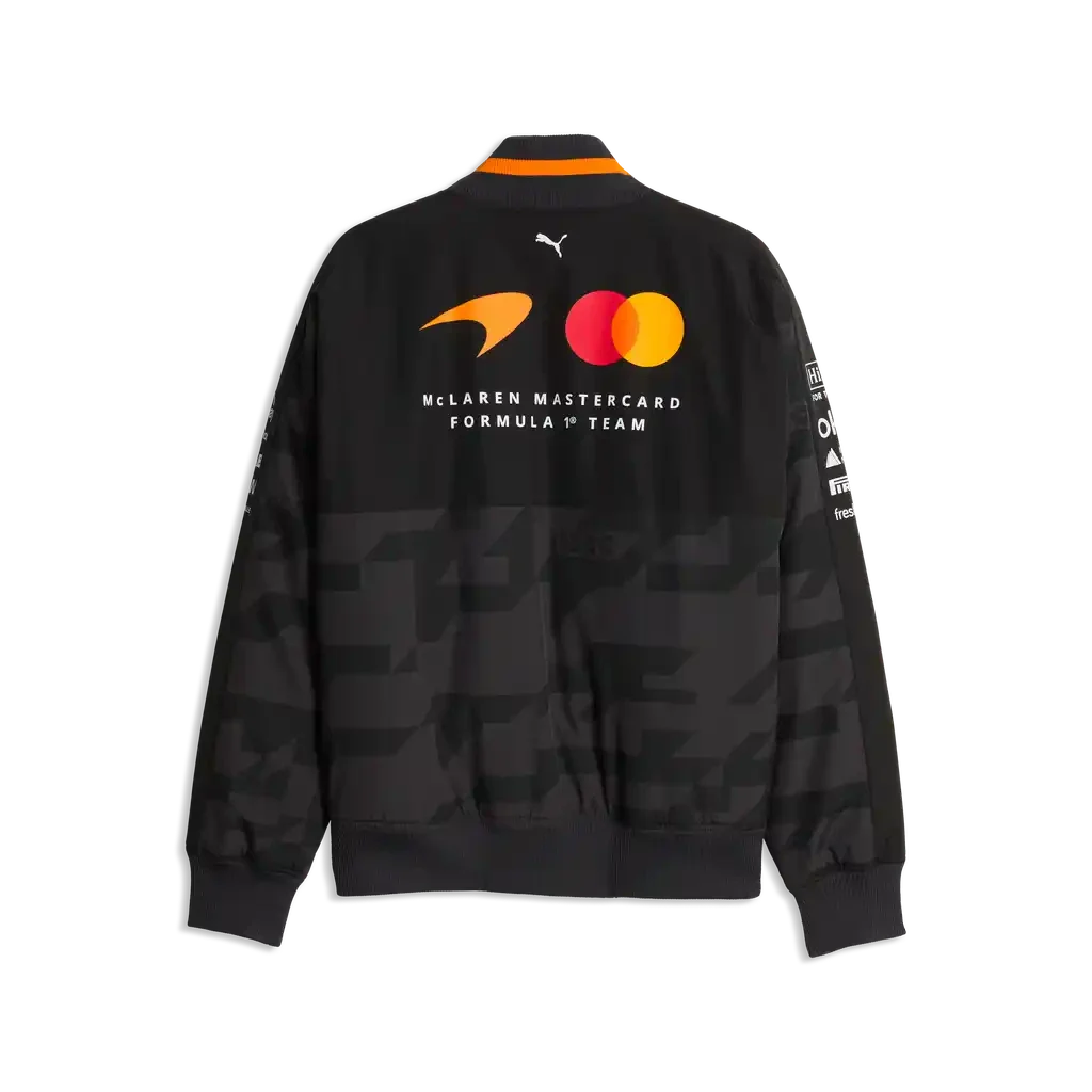 McLaren Racing F1 Special Edition 1,000th Race Team Bomber Jacket - Puma Black