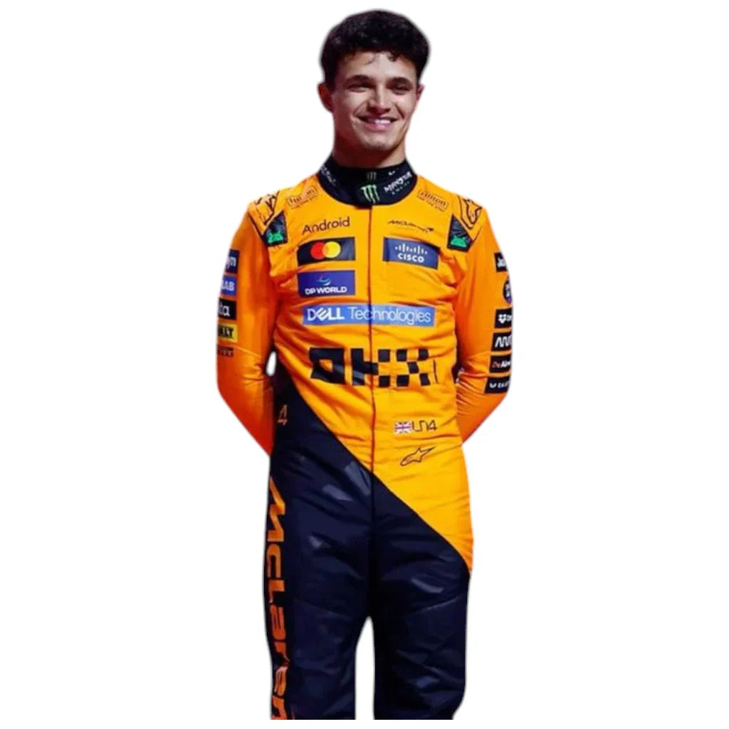 2025 Lando Norris McLaren F1 Racing Team Suit | New Endless Racegear