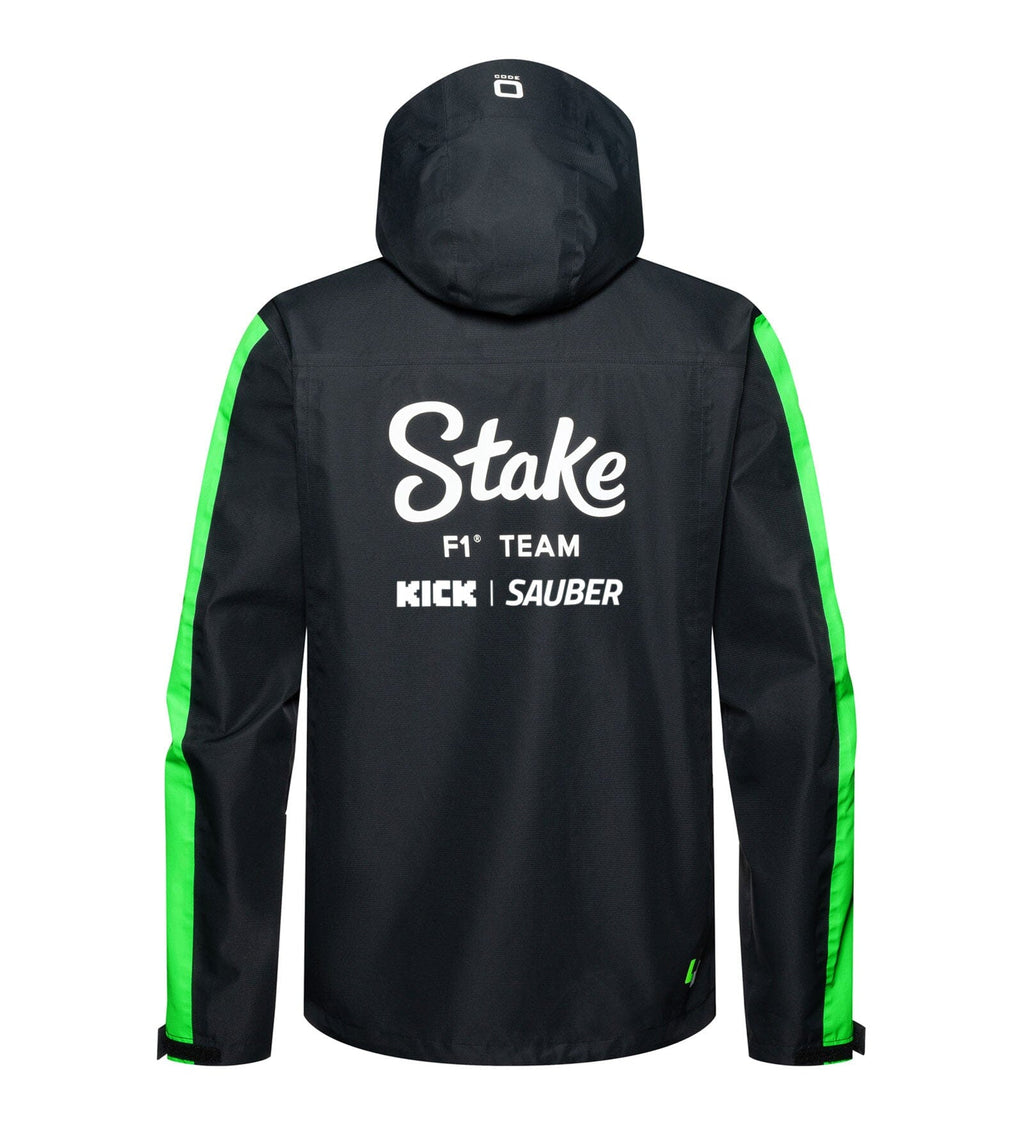 Stake F1 Kick Sauber Men's Team Rain Jacket - Black