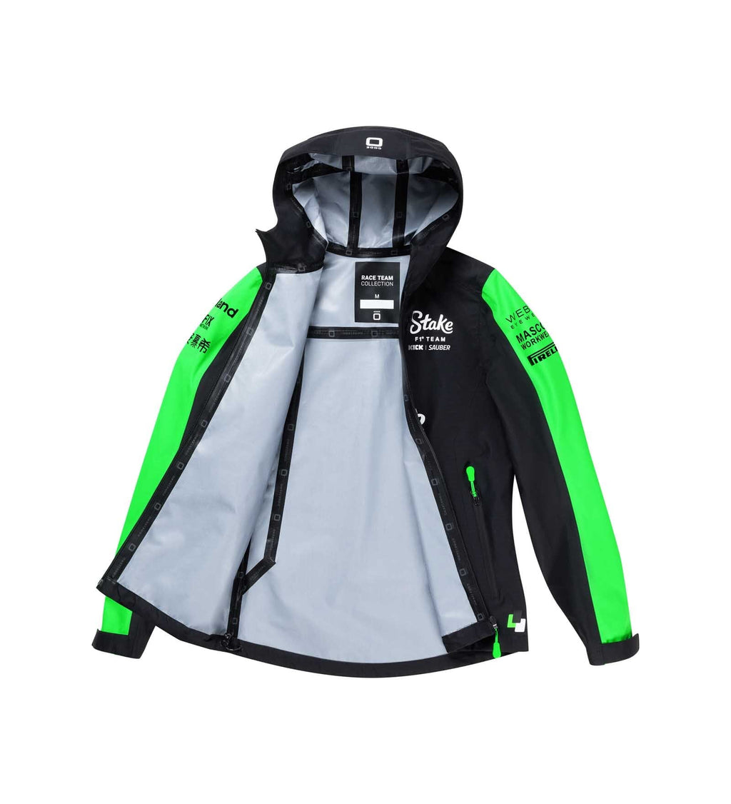 Stake F1 Kick Sauber Women's Team Rain Jacket - Black