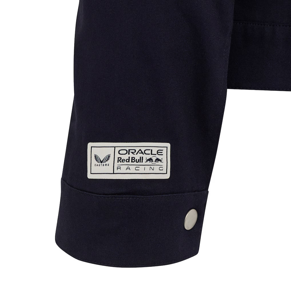 Red Bull Racing F1 Heritage Script Work Jacket - Navy