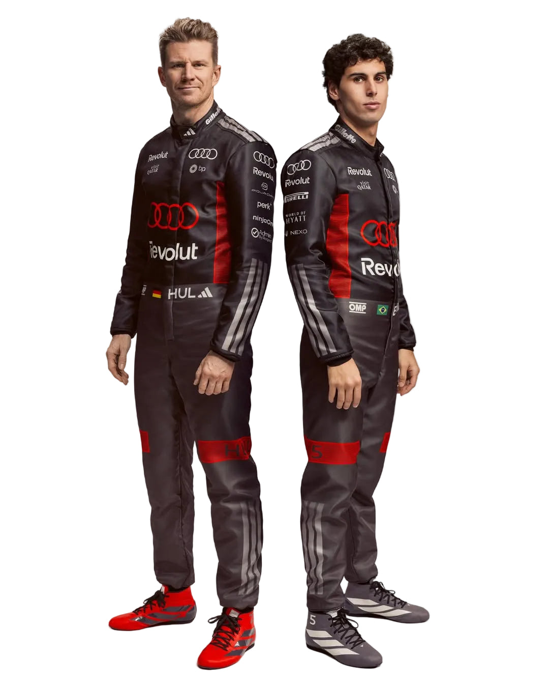2026 Nico and Gabi Replica Racing Suit in Audi Colours Endless Racegear