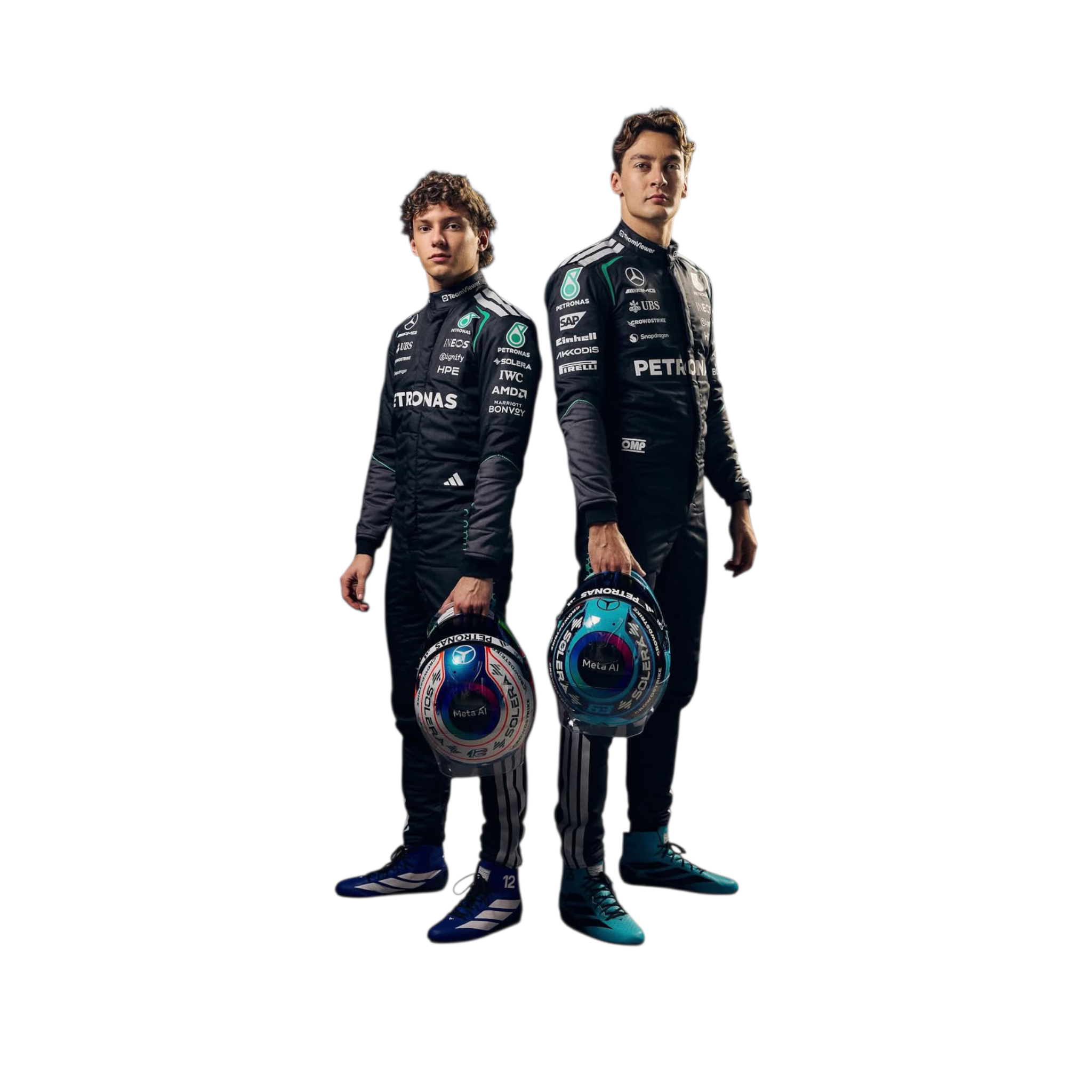 2026 Andrea Kimi Antonelli & George Russell Mercedes replica suit Endless Racegear
